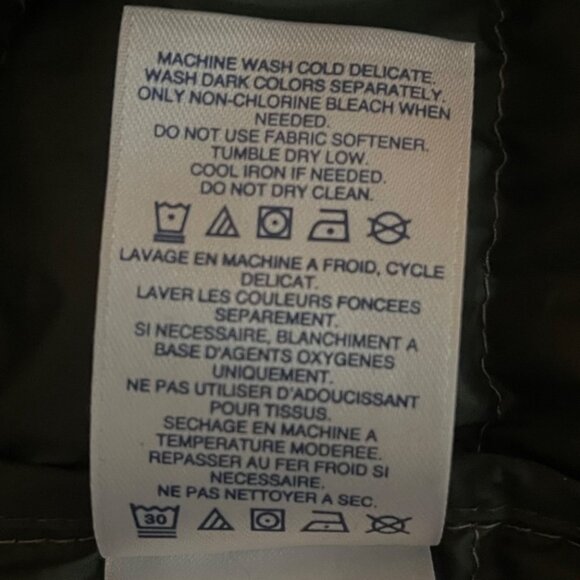 Lands End Men Down Puffer Vest XL Olive Green Outdoor Classic Insulated Gorpcore - Picture 12 of 15